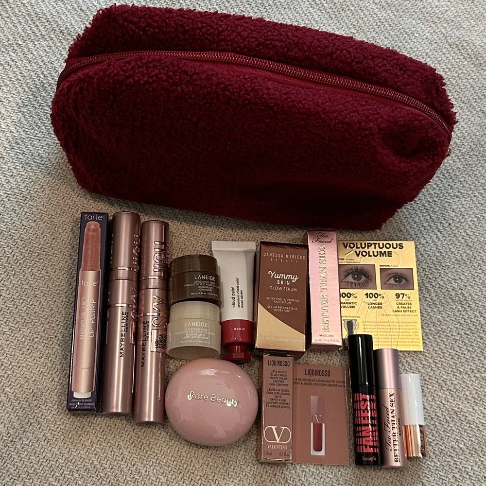 NEW Makeup Lot Tarte Too Faced Danessa Myricks Valentino Mascara Lip Eye Gift